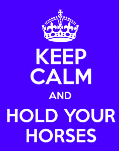 holdyour horses