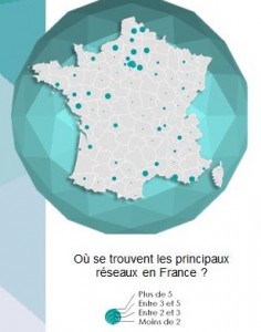 Répartition des magasins de e-cigarettes en France