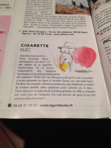 Cigaretteelec sur le magasine elle