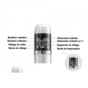 Descriptif technique de la ecigarette eVic, le mod simple et efficace