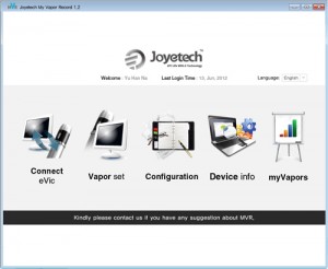 L'interface de suivi de chez Joyetech, un atout pour votre sevrage tabagique