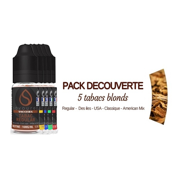 Pack découverte e-liquide : 5 produits pour les débutants