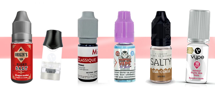 liquides aux sels de nicotine