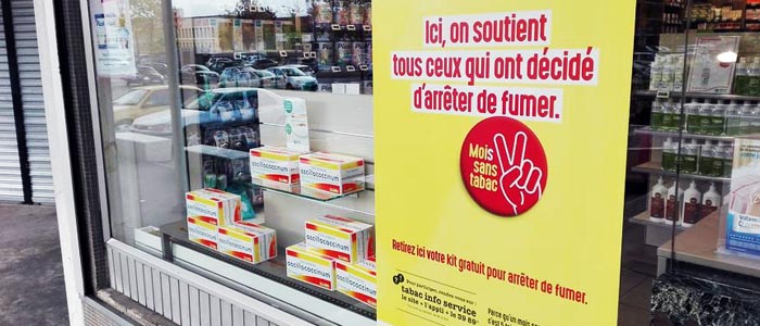 vitrine de pharmacie