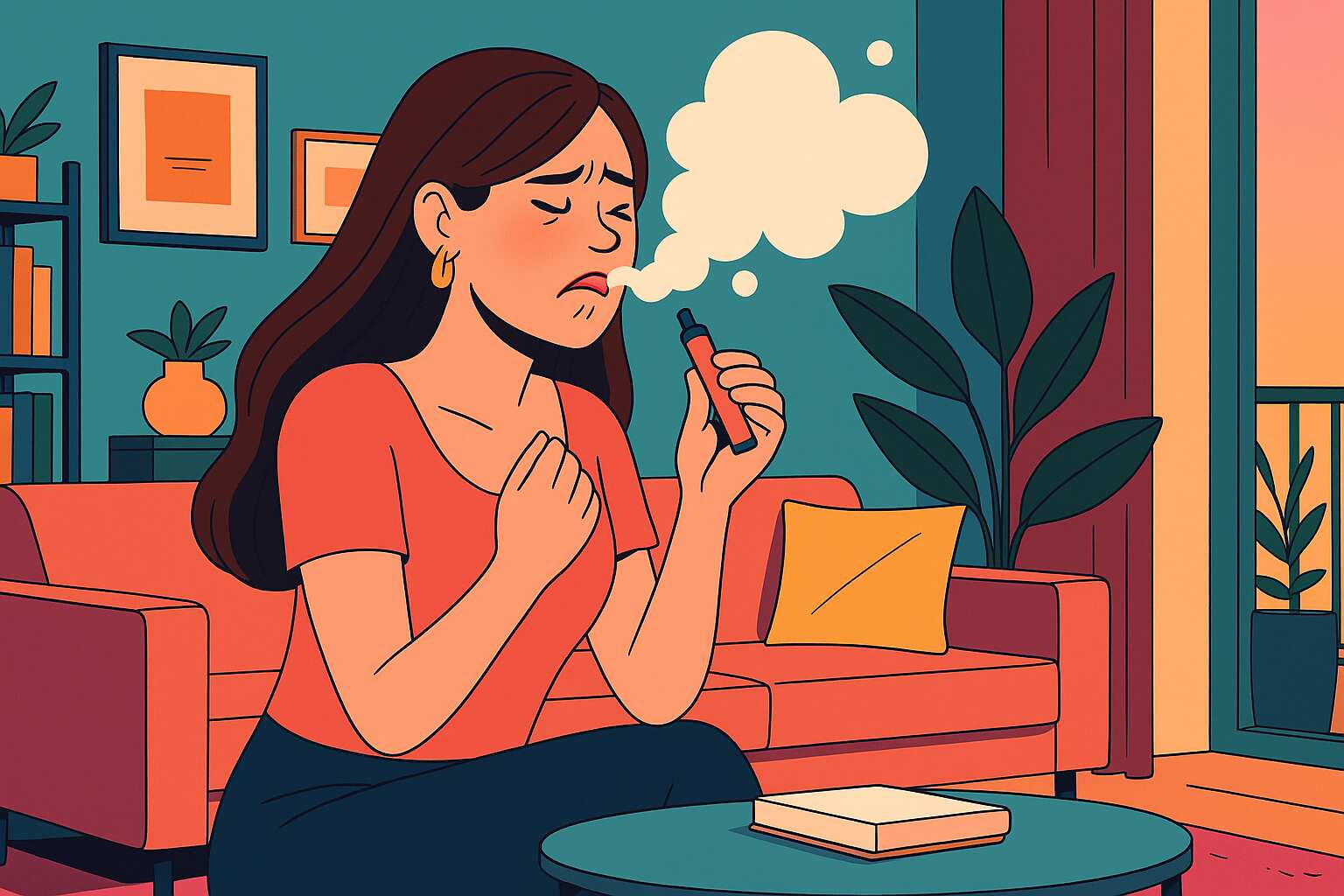 pourquoi j'ai du liquide dans la bouche quand je vapote E-liquide qui remonte dans la bouche. Comment faire ?