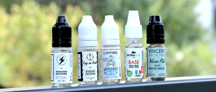 Sélection de 5 boosters de nicotine