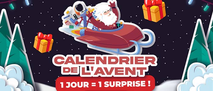 Bannière offre du calendrier de l'avent