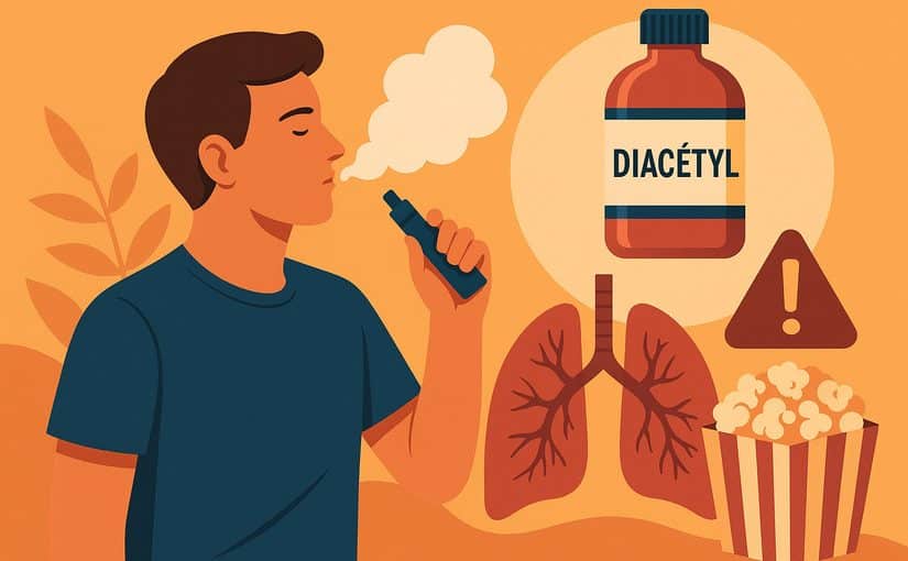 Vape, diacétyl et poumons pop corn : faut-il encore s’inquiéter en 2025 ?
