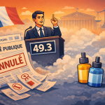 Santé Publique & Budget 2026 : La taxe sur la vape passe à la trappe via le 49.3