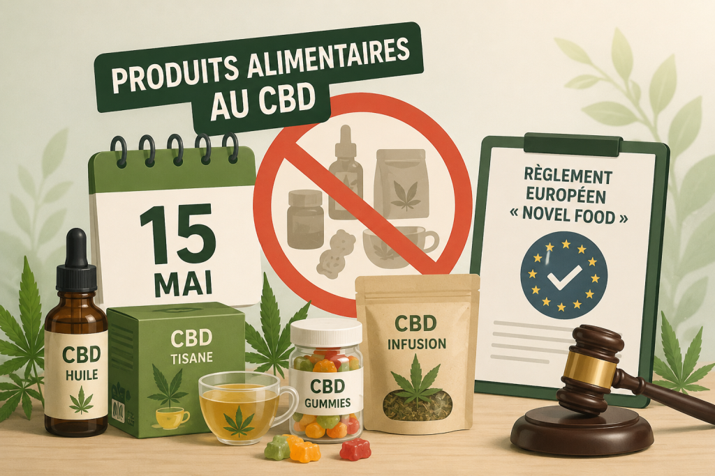 produits alimentaires au CBD interdits
