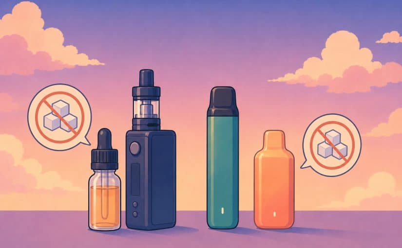 les e-liquides et les puffs contiennent-ils du sucre