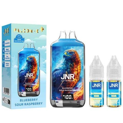 Puff JNR Falcon X 28000, saveur myrtilles framboises