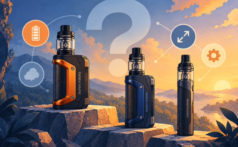Geekvape Aegis Legend 5, Mini 5 et Solo 5 : quelles différences ?