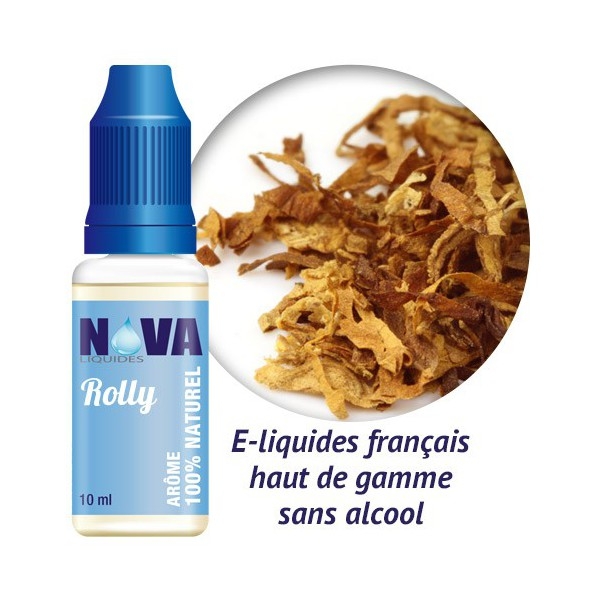 e-liquide rolly nova pour e-cigarette