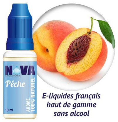 e-liquide pêche nova