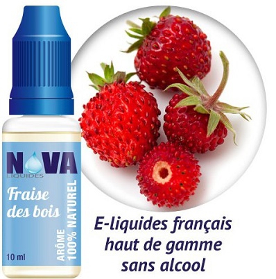 e-liquide fraise des bois nova