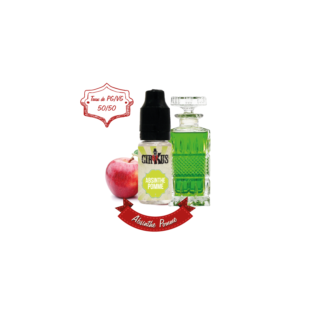 e-liquide absinthe pomme cirkus