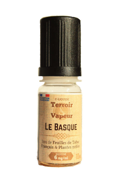 eliquide tabac du basque terroir et vapeur